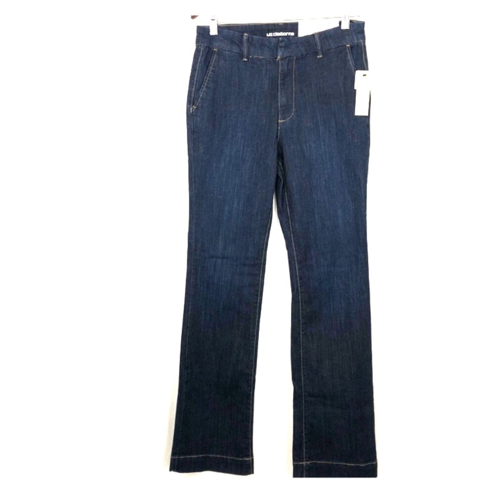 NWT Liz Claiborne Classic Bootcut Dark Blue Jeans